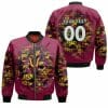 NCAA Arizona State Sun Devils Custom Text Number Camouflage Vintage Bomber Jacket