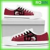 NCAA Arkansas Razorbacks Helmet Canvas Low Top Shoes