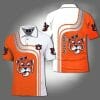 NCAA Auburn Tigers Orange White Mascot Polo Shirt