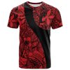 NCAA Cincinnati Bearcats Red Black Polynesian T-Shirt