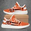 NFL Cincinnati Bengals Orange Yeezy Boost Sneakers