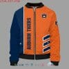 NCAA Auburn Tigers Orange Navy Blue Bomber Jacket