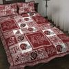 NCAA Texas A&M Aggies Maroon White Bedding Set