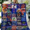 NCAA Florida Gators Blue Orange For Fan Quilt Blanket