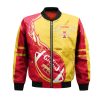 NCAA Iowa State Cyclones Cardinal Gold Bomber Jacket