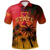 NCAA Iowa State Cyclones Coconut Tree Polo Shirt