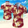 NCAA Iowa State Cyclones Gold Cardinal Flowers Hawaiian Shirt