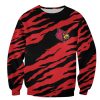 NCAA Louisville Cardinals Red Black Sweatshirt V12