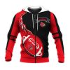 NCAA Louisville Cardinals Red Black Zip Up Hoodie