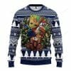 NCAA Auburn Tigers Baby Groot Ugly Christmas Sweater