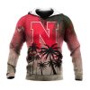 NCAA Nebraska Cornhuskers Coconut Tree Pullover Hoodie