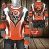 NFL Cincinnati Bengals Custom Name Skull Sweatshirt