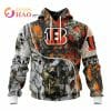 NFL Cincinnati Bengals Custom Name Number Hunter Pullover Hoodie