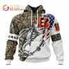 NFL Cincinnati Bengals Custom Name Number Fish Pullover Hoodie