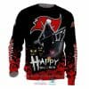 NFL Tampa Bay Buccaneers Black Halloween Sweatshirt