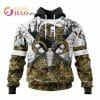 NFL Tampa Bay Buccaneers Custom Name Number Deer Skull Pullover Hoodie