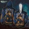 NCAA Auburn Tigers Jack Skellington Halloween Zip Up Hoodie