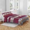 NCAA Virginia Tech Hokies Maroon Grey Bedding Set