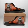 NFL Cincinnati Bengals Jack Skellington Orange High Top Shoes