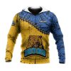 NCAA UCLA Bruins Blue Gold Polynesian Pullover Hoodie