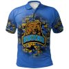 NCAA UCLA Bruins Custom Text Number Blue Polo Shirt