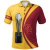 NCAA USC Trojans Custom Text National Champions Polo Shirt