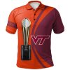 NCAA Virginia Tech Hokies Custom Text Champions Polo Shirt