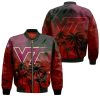 NCAA Virginia Tech Hokies Coconut Tree Bomber Jacket