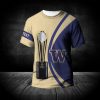 NCAA Washington Huskies Custom Text Champions T-Shirt