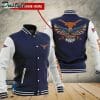 NCAA Texas Longhorns Custom Name Navy Blue Baseball Jacket