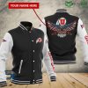 NCAA Utah Utes Custom Name Black Baseball Jacket