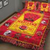 NCAA Maryland Terrapins Custom Name Red Yellow Bedding Set