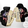 NCAA Army Black Knights US Flag Skull Pullover Hoodie