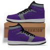 NCAA Kansas State Wildcats Purple Silver Air Jordan 1 High Sneakers