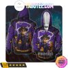 NCAA Kansas State Wildcats Jack Skellington Halloween Zip Up Hoodie