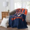 NCAA Virginia Cavaliers Blue Orange Fleece Blanket