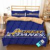 NCAA Albany Great Danes Logo Bedding Set
