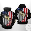 NCAA UCF Knights American Flag Scratch Pullover Hoodie