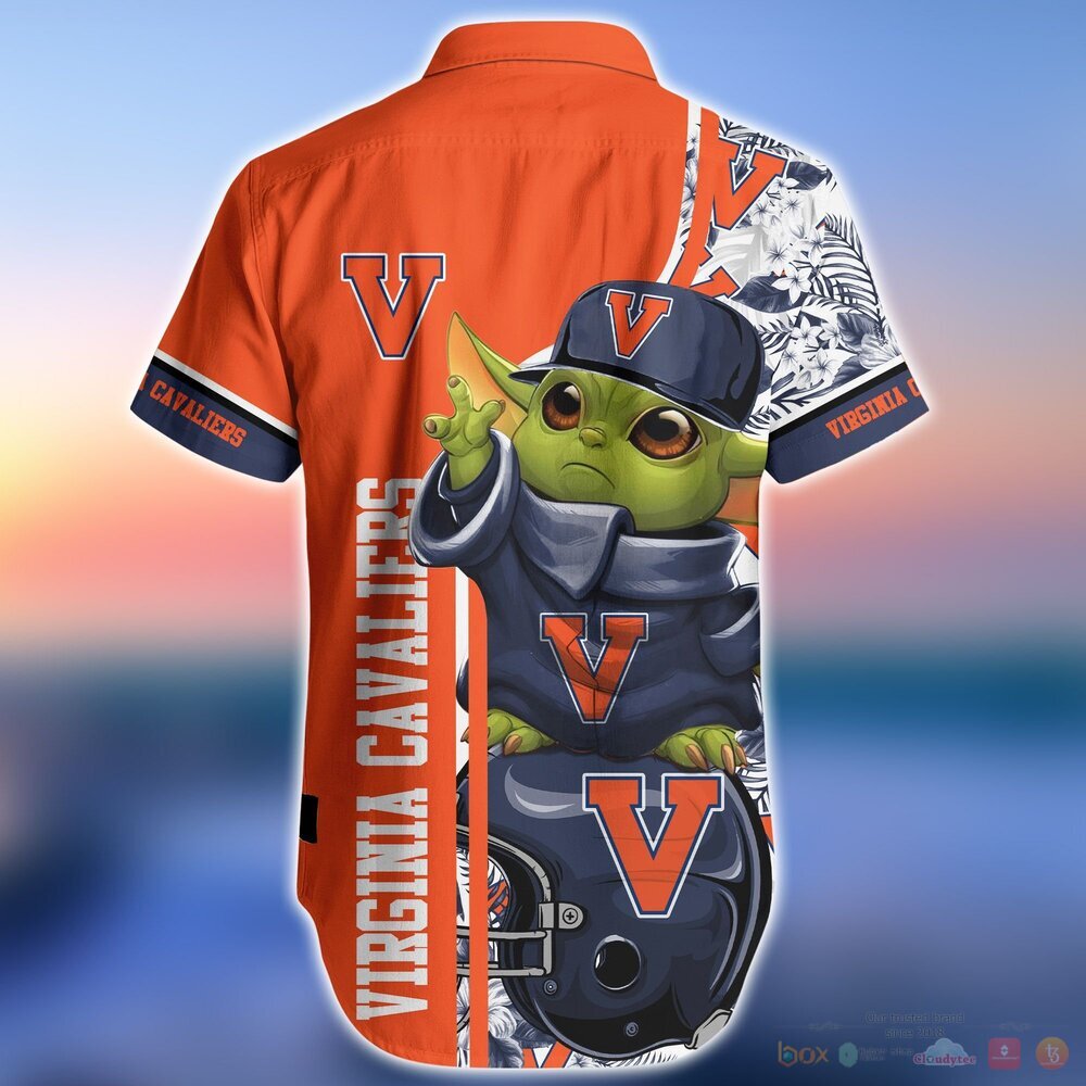 NCAA Virginia Cavaliers Baby Yoda Hawaiian Shirt