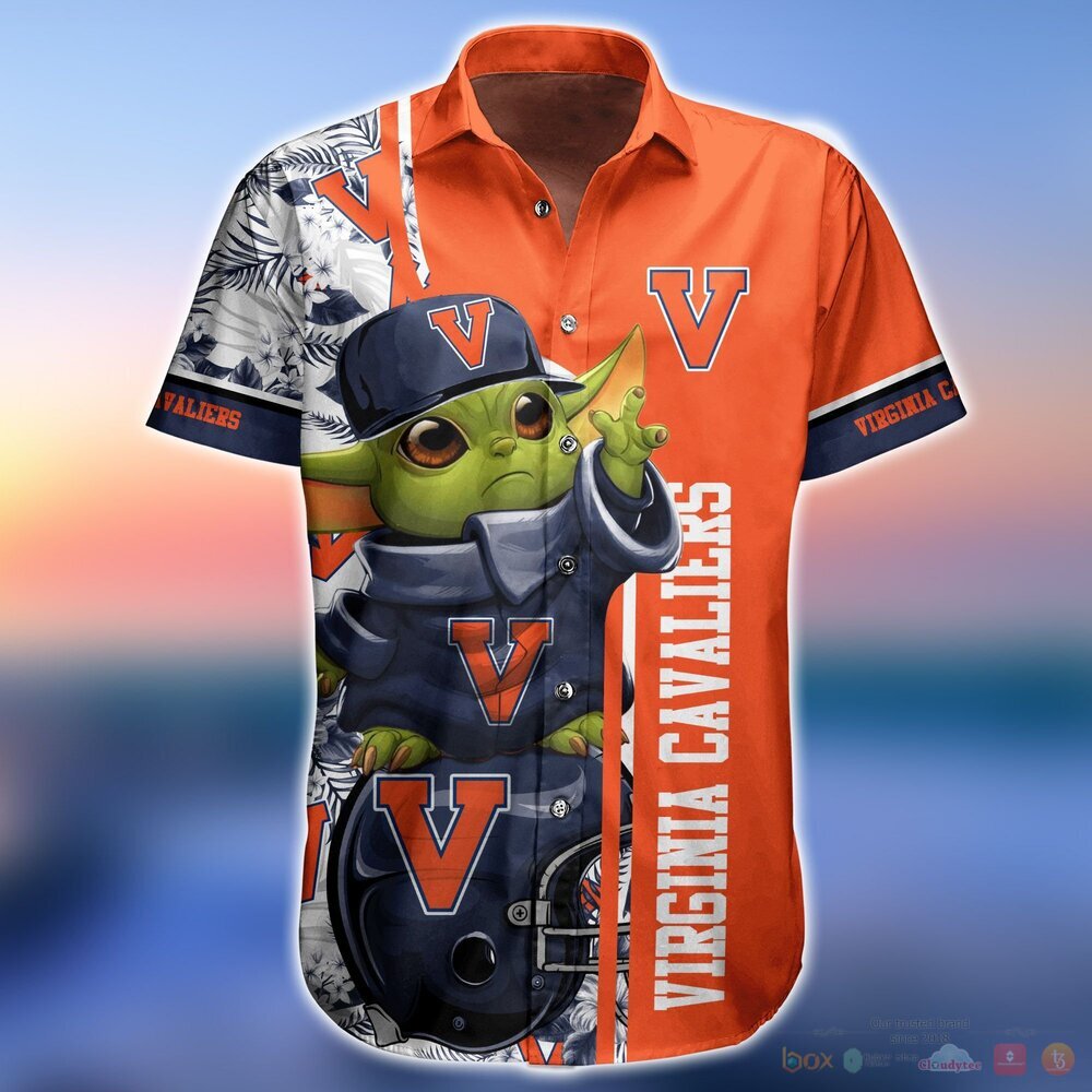 NCAA Virginia Cavaliers Baby Yoda Hawaiian Shirt