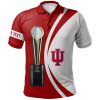 NCAA Indiana Hoosiers Custom Text Champions Polo Shirt
