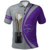NCAA Kansas State Wildcats Custom Text Champions Polo Shirt