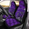 NCAA Kansas State Wildcats Purple Silver Hot Trending Car Seat Covers
