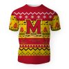 NCAA Maryland Terrapins Red Yellow Christmas T-Shirt