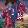 NCAA Arizona Wildcats Red Blue Tropical Summer Hawaiian Shirt