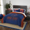NCAA Boise State Broncos Blue Orange Bedding Set