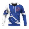 NCAA Boise State Broncos Blue White Football Pullover Hoodie