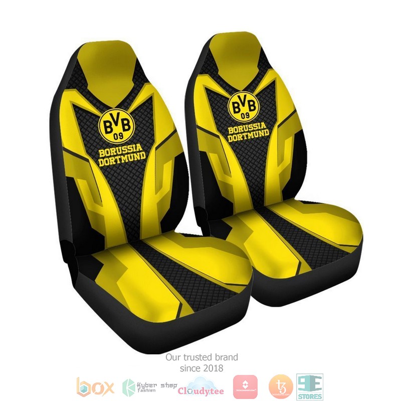 Borussia Dortmund Yellow Black Car Seat Covers