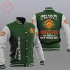 Manchester United Green Don’t Ask Me Baseball Jacket