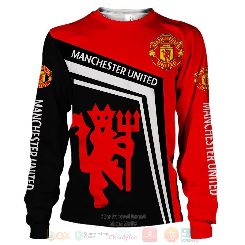 Manchester United Red Black Sweatshirt V5 Manchester United Red Black Sweatshirt V5